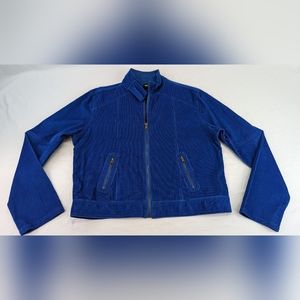 Vintage style Steve & Barry's JACKET Univ Sportswear Corduroy Women's XXL Blue